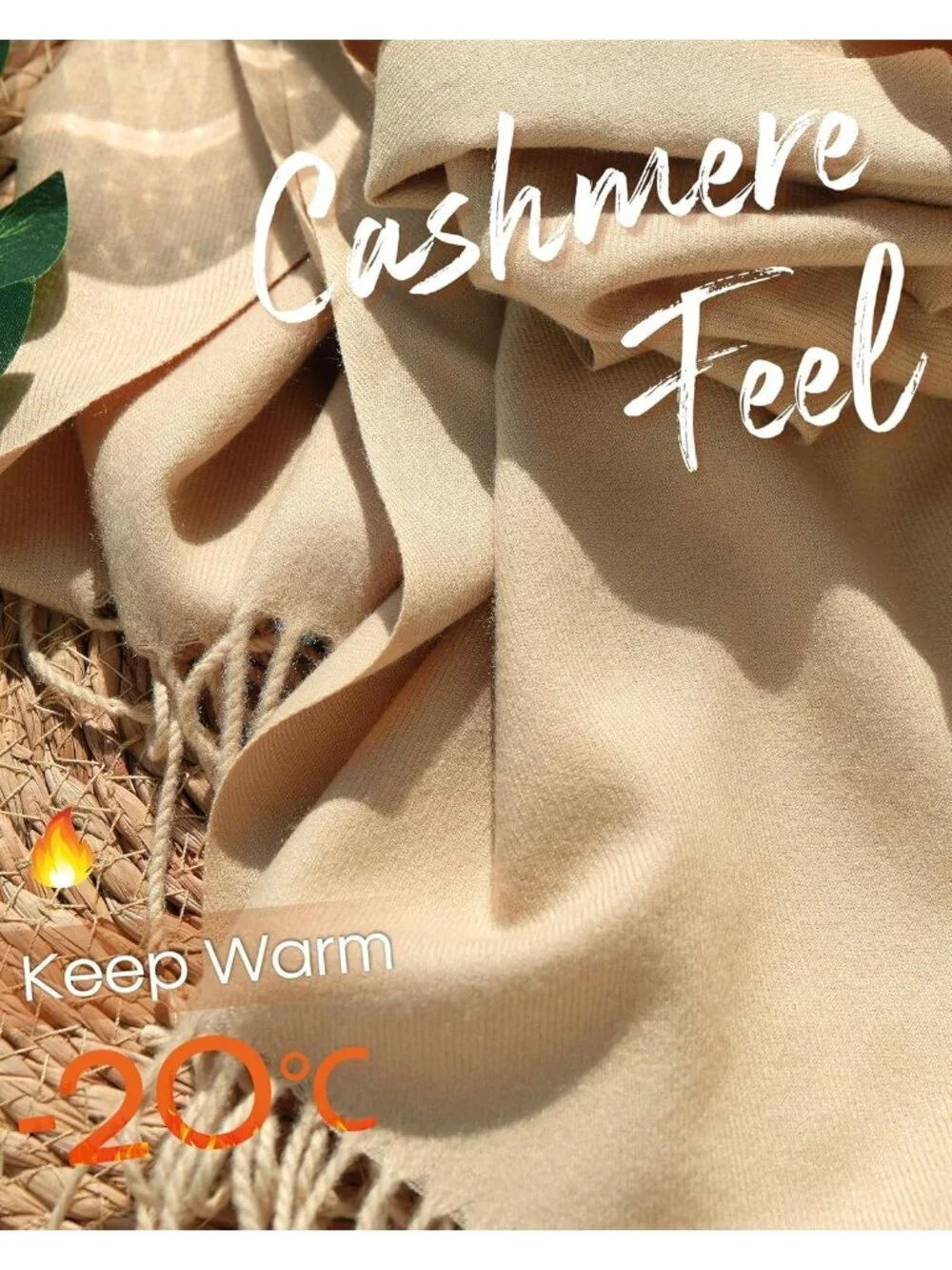 Women  Light Khaki  Evening Dresses Scarf Blanket Shawl Wedding Gift